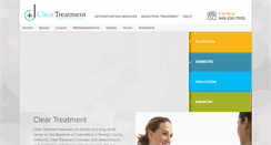 Desktop Screenshot of cleartreatment.org